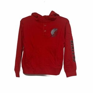 Portland Trail Blazers Hooded Long Sleeve Shirt